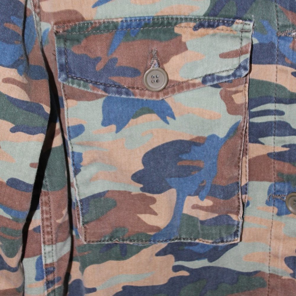 Topshop Camouflage Fatigue Style Jacket - Picture 9 of 14